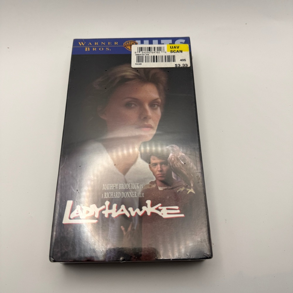 Ladyhawke VHS 1985 Movie Matthew Broderick Michelle Pfeiffer Sealed Warner Bros